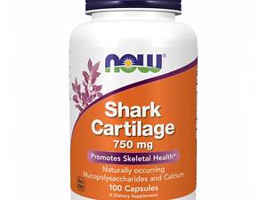 Акульий хрящ Now Foods Shark Cartilage 750mg 100caps (1086-100-17-9129764-20)