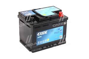 Аккумулятор 62Ah-12v Exide AGM (242х175х190),R,EN680 EK620 UA51