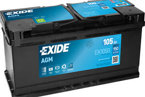 Акумулятор 105 Ah/12V EXIDE AGM Euro