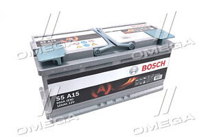 Акумулятор 105Ah-12v BOSCH AGM (S5A15) (394х175х190), R, EN 950 0092S5A150 UA51