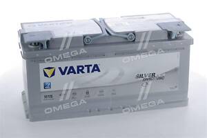 Аккумулятор 105Ah-12v VARTA Start-Stop Plus AGM (394х175х190), R, EN 950 605 901 095 RU51