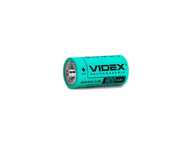 Акумулятор 2 штуки VIDEX 16340 (CR123) 800 mAh Li-Ion 3.7V без захисту Літій-Іонний ORIGINAL - Фото 3