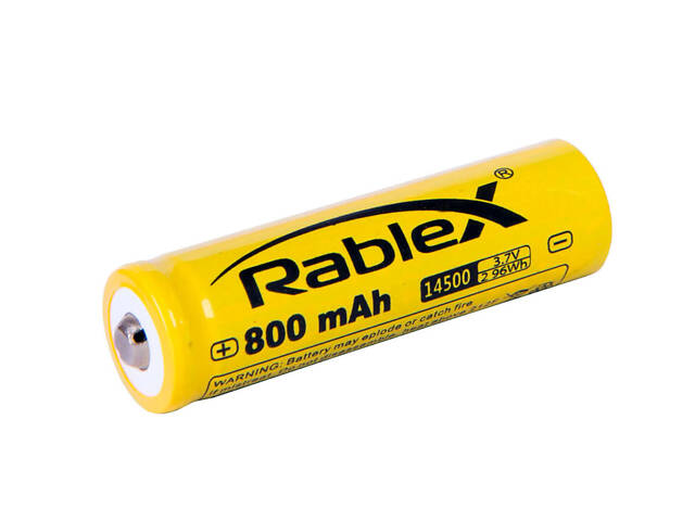 Акумулятор 20 штук RABLEX 14500 800 mAh Li-Ion 3.7V 2.96Wh без захисту Літій-Іонний ORIGINAL - Фото 1