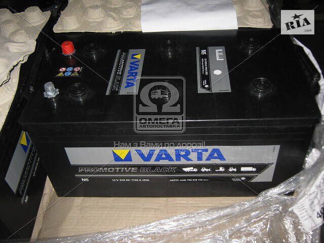 Аккумулятор 220Ah-12v VARTA PM Black (N5) (518х276х242), полярність зворотна (3), EN1150 720 018 115 UA51
