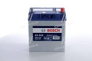 Акумулятор 40Ah-12v BOSCH (S4018) (187x127x227),R,EN330( Азія) тонк.клеми 0092S40180 UA51