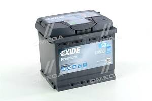 Акумулятор 53Ah-12v Exide PREMIUM (207х175х190), R, EN540 EA530 UA51