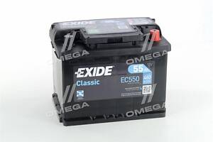 Акумулятор 55Ah-12v Exide CLASSIC (242х175х190), R, EN460 EC550 UA51