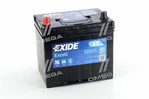 Аккумулятор 60Ah-12v Exide EXCELL (230х172х220), L, EN480 EB605 UA51