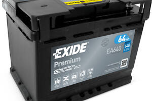 Акумулятор 64 Ah/12V EXIDE PREMIUM Euro EA640