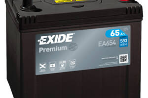 Акумулятор 65 Ah/12V EXIDE PREMIUM JIS Euro EA654