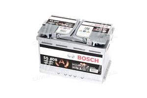 Акумулятор 70Ah-12v BOSCH AGM (S5A08) (278х175х190), R, EN 760 0092S5A080 UA51