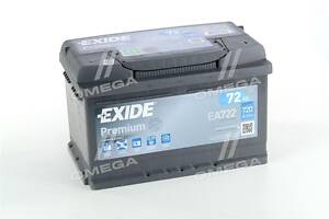 Акумулятор 72Ah-12v Exide PREMIUM (278х175х175), R, EN720 EA722 UA51