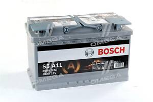 Акумулятор 80Ah-12v BOSCH AGM (S5A11) (315x175x190),R,EN800 0092S5A110 UA51