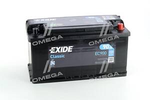 Аккумулятор 90Ah-12v CLASSIC Exide (353х175х190), R, EN720 EC900 UA51