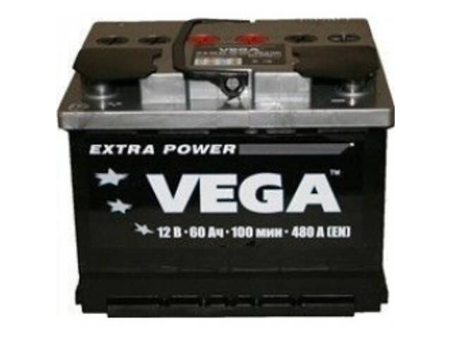 Акумулятор автомобільний Vega Econom 60-0 (R+) 480А (ВЕГА) WESTA (ВЕСТА)