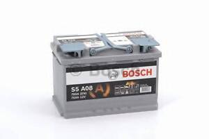 Акумулятор Bosch S5 AGM 70Ah, EN 760 правий + 278x175x190 (ДхШхВ) с-ма START-STOP BOSCH 0092S5A080 на AUDI A3 (8V1)