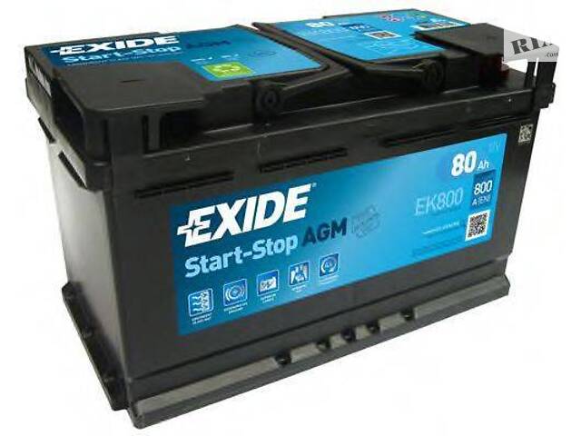 Акумулятор EXIDE AGM - 80Ah| EN 800 | 315x175x190 (ДхШхВ) EXIDE EK800 на ALPINA B3 (E90)