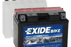 Акумулятор EXIDE AGM [12B] 11,2 Ah | 150x87x110 (ДхШхВ) EXIDE ETZ14BS на HONDA MOTORCYCLES CB