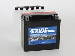 Аккумулятор EXIDE AGM [12B] 12 Ah| 150x87x145 (ДхШхВ) CCA 200 EXIDE ETX14BS на BMW MOTORCYCLES F