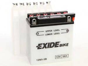 Акумулятор EXIDE Стандарт [12B] 5 Ah| 120x60x130 (ДхШхВ) EXIDE 12N53B на YAMAHA MOTORCYCLES RD