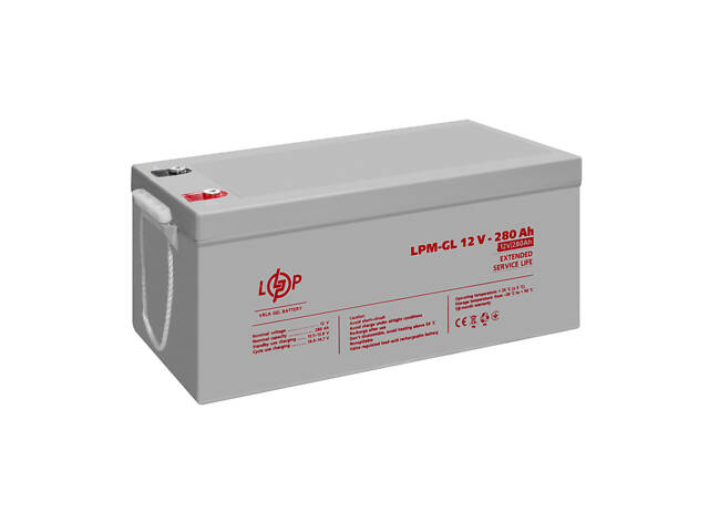 Акумулятор гелевий LPM-GL 12V - 280 Ah (13185) - Фото 4