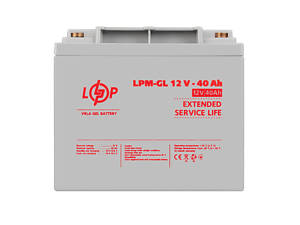Акумулятор гелевий LPM-GL 12V - 40 Ah (4154)