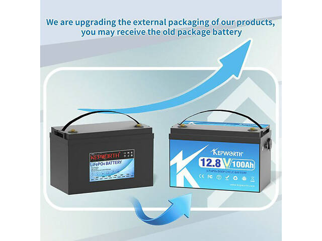 Аккумулятор Kepworth LiFePO4 12V/100AH (1280W*h) 332mm + зарядное устройство - Фото 8