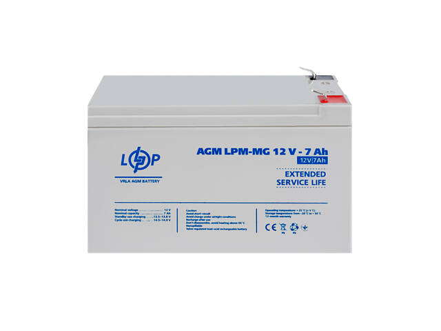 Акумулятор мультигелевий LPM-MG 12V - 7 Ah (6552) - Фото 2