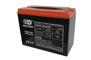 Акумулятор тяговий OUTDO 6-DZM-35 (6-DZF-35) GEL (12V 35A) (електровелосипеди)