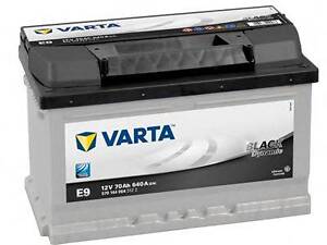 Акумулятор VARTA BLACK DYNAMIC 70Ah, EN 640, правий + 278 x 175 x 175 (ДхШхВ) | 6СТ-70 АзЕ (E9) VARTA 570144064 на ALFA