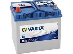 Акумулятор VARTA BLUE DYNAMIC 60Ah, EN 540, лівий + 232x173x225 (ДхШхВ) | 6СТ-60 Аз (D48) VARTA 560411054 на CHEVROLET L