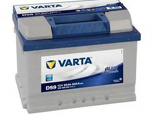 Акумулятор VARTA BLUE DYNAMIC 60Ah, EN 540, правий + 242x175x175 (ДхШхВ) | 6СТ-60 АзЕ (D59) VARTA 560409054