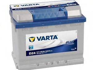 Аккумулятор VARTA BLUE DYNAMIC 60Ah, EN 540, правый + 242x175x190 (ДхШхВ) | 6СТ-60 АзЕ (D24) VARTA 560408054 на RENAULT M