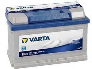 Акумулятор VARTA BLUE DYNAMIC 72Ah, EN 680, правий + 278х175х175 (ДхШхВ) | 6СТ-72 АзЕ (E43) VARTA 572409068 на ALFA ROME