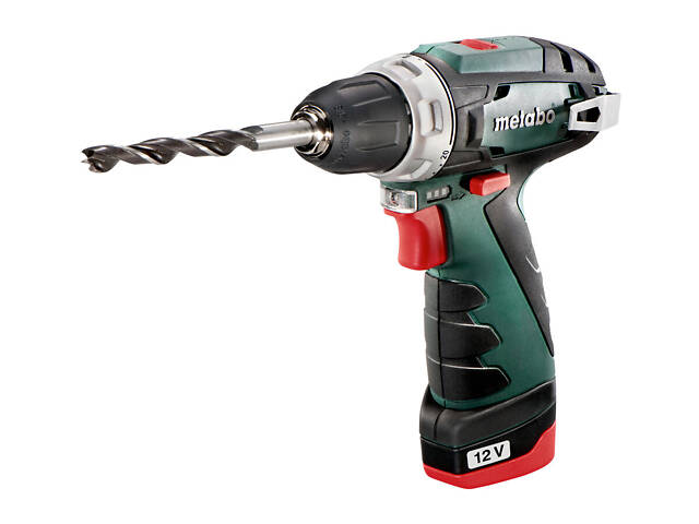 Потужний акумуляторний дриль-шуруповерт Metabo PowerMaxx BS Basic LC 12 : 34 Нм, кейс шуруповерт для дому (600984500) - Фото 2