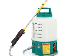 Акумуляторний обприскувач (садовий розпилювач) KY-5L4A, 5 літрів, індикатор заряду, ЗП, акумулятор 4А, набір