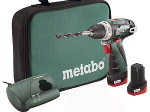 Акумуляторний шуруповерт Metabo PowerMaxx BS Basic 2х2,0 Ач в сумці (600079550)