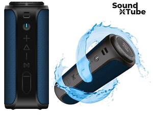 Акустична система 2E SoundXTube TWS, MP3, Wireless, Waterproof Blue