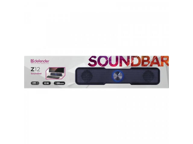 Акустична система Defender Soundbar Z12 Black (65312) - Фото 6