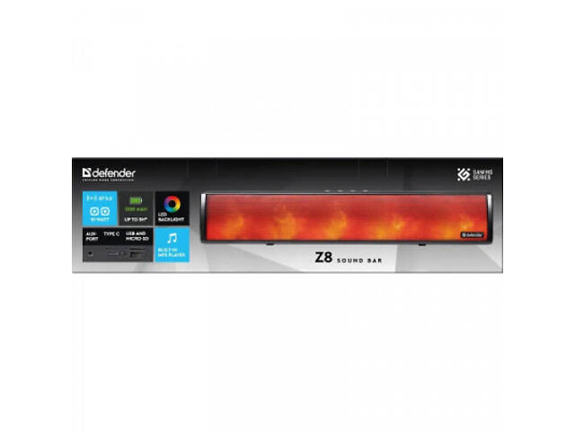 Акустическая система Defender Soundbar Z8 Black (65118) - Фото 5