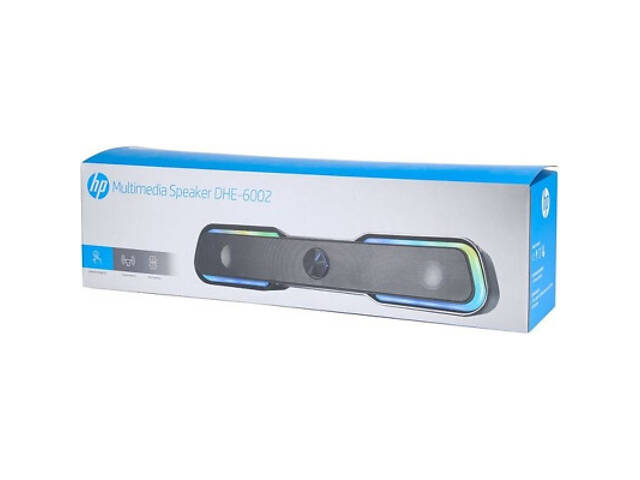 Акустична система HP DHE-6002 6Вт RGB 3.5мм + USB (DHE-6002) - Фото 4
