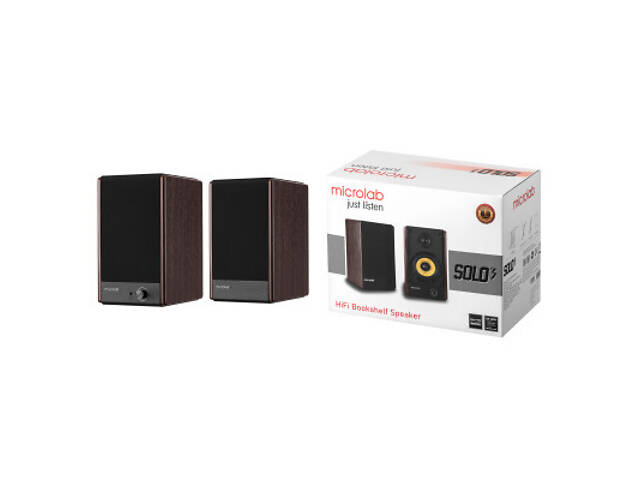 Акустична система Microlab SOLO 3 40W Brown (SOLO-3BR) - Фото 7