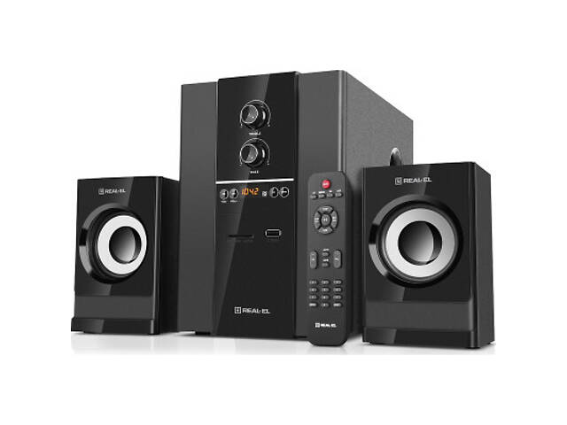 Акустична система REAL-EL M-355 Black (EL121300015) - Фото 1
