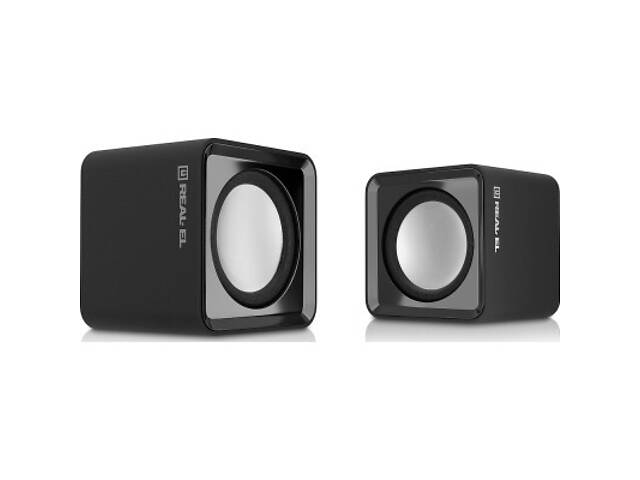 Акустична система REAL-EL S-10 USB Black (EL121100020) - Фото 2