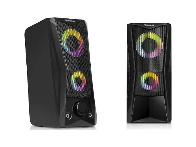 Акустична система REAL-EL S-107 USB Black (EL121100017) - Фото 6