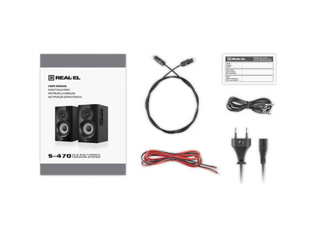 Акустична система REAL-EL S-470 Black (EL121200018) - Фото 6