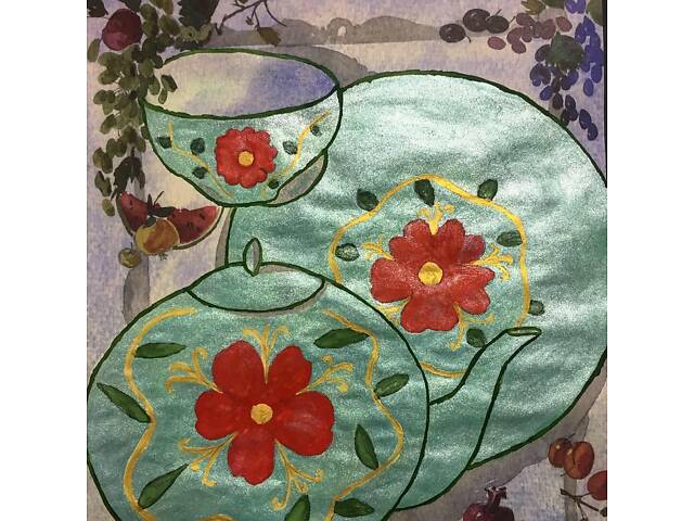 Акварельные краски перламутровые MALINOS Maxi Perleffekt 6 цветов - Фото 4