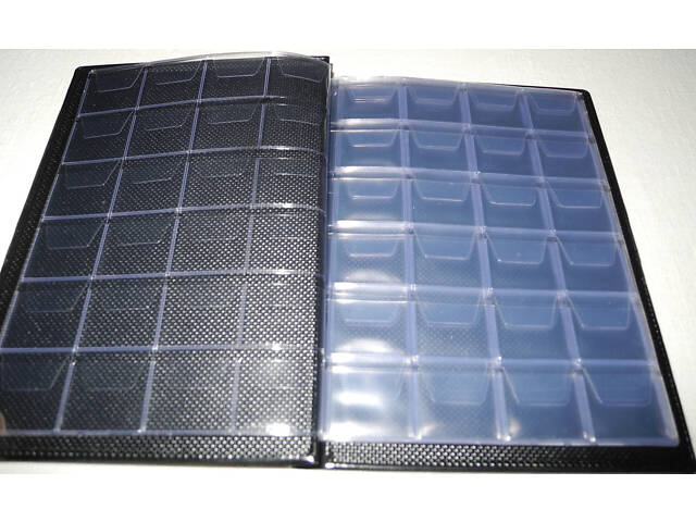 Альбом для монет 192 мелкие ячейки Schulz Темно-красный (hub_jykl4r) - Фото 3