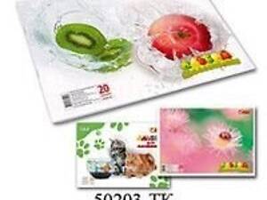 Альбом для малювання А4 20арк скоба 110г/м2 TIKI 50203-TK Tiki в асортименті