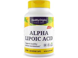 Альфа-липоевая кислота, Alpha Lipoic Acid, Healthy Origins, 100 мг, 120 капсул